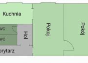 Łódź Górna, 359 000 zł, 63.73 m2, 2 pokojowe miniaturka 13
