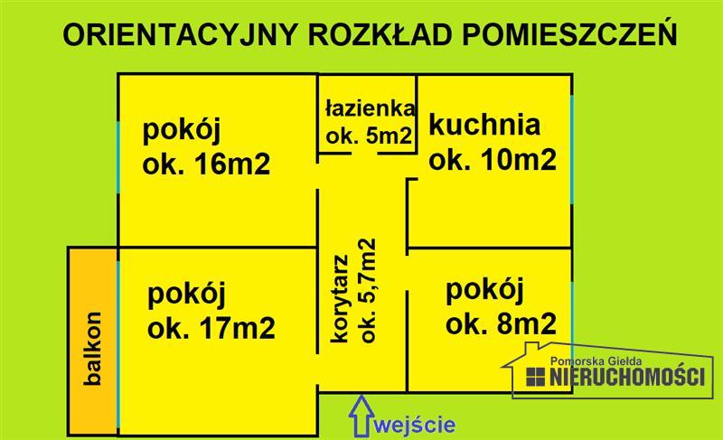 Mieszkanie 3 pokojowe z balkonem i ogródkiem miniaturka 11