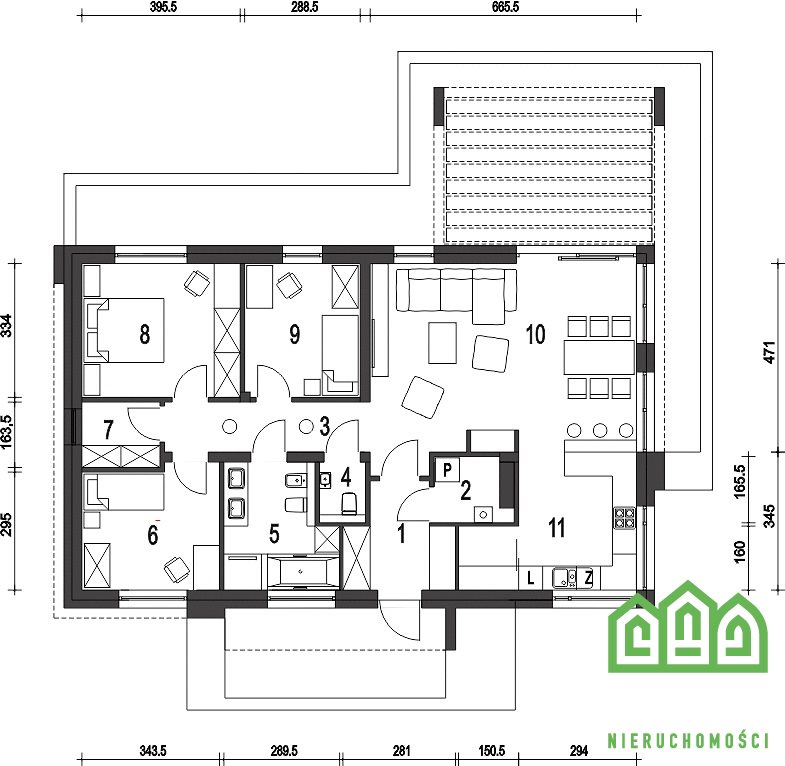 Murowaniec działka 880m2 -wylane fundamenty miniaturka 11