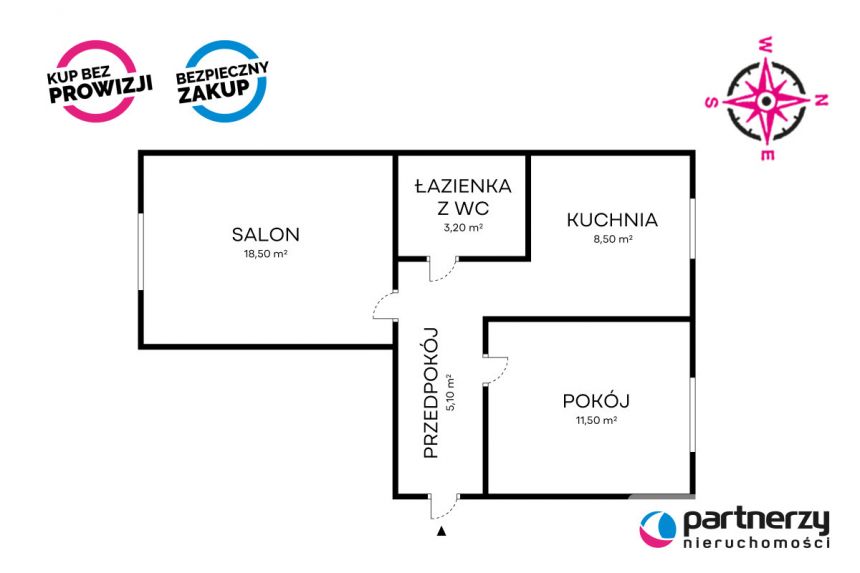 Gdynia, 699 000 zł, 46.84 m2, pietro 4, 5 miniaturka 11