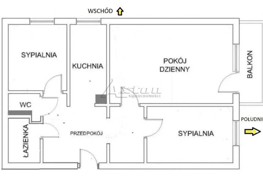 Warszawa Chomiczówka, 738 000 zł, 57 m2, pietro 8 miniaturka 16