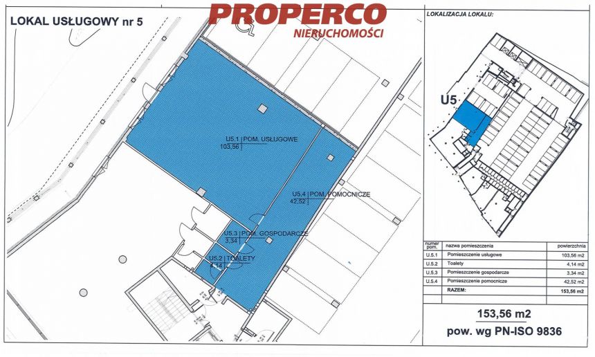 Nowy lokal usł.-handlowy 153m2 centrum, ul. 1 Maja miniaturka 5