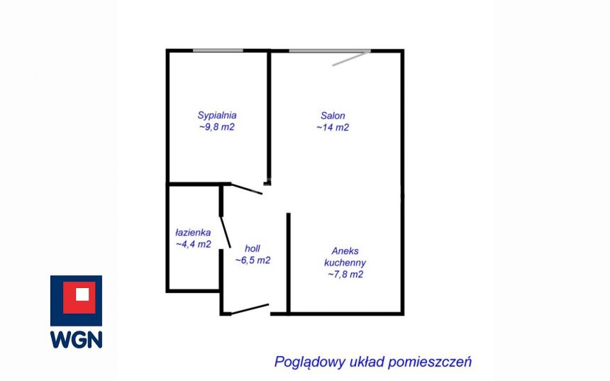 Radomsko, 2 100 zł, 44 m2, wysoki standard miniaturka 5