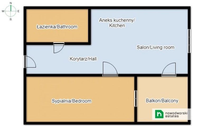 Banacha, 30m²: 2 pokoje niedaleko VINCI QUATTRO O3 miniaturka 15