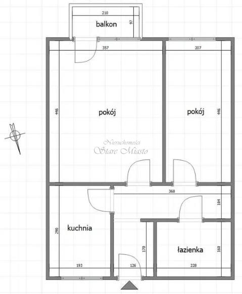 Przy Miasteczku Studenckim, 2 pokoje, kuchnia, balkon miniaturka 6