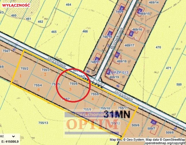 Ochodze 135 000 zł 7.6 ar - zdjęcie 1