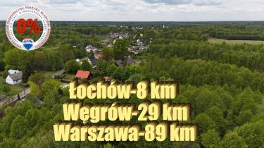 Działka rolno-budowlana z lasem.