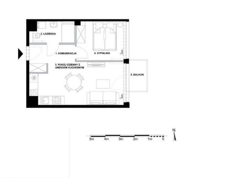 Gdańsk Sobieszewo, 469 000 zł, 35.77 m2, pietro 1/2 miniaturka 7