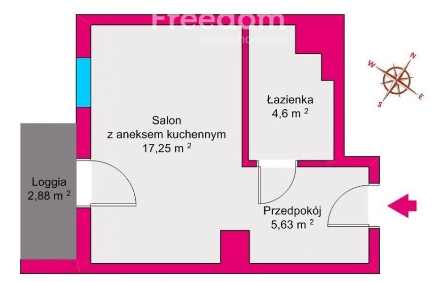 Nowe mieszkanie 3-pokoje, Słocina, Rzeszów miniaturka 7