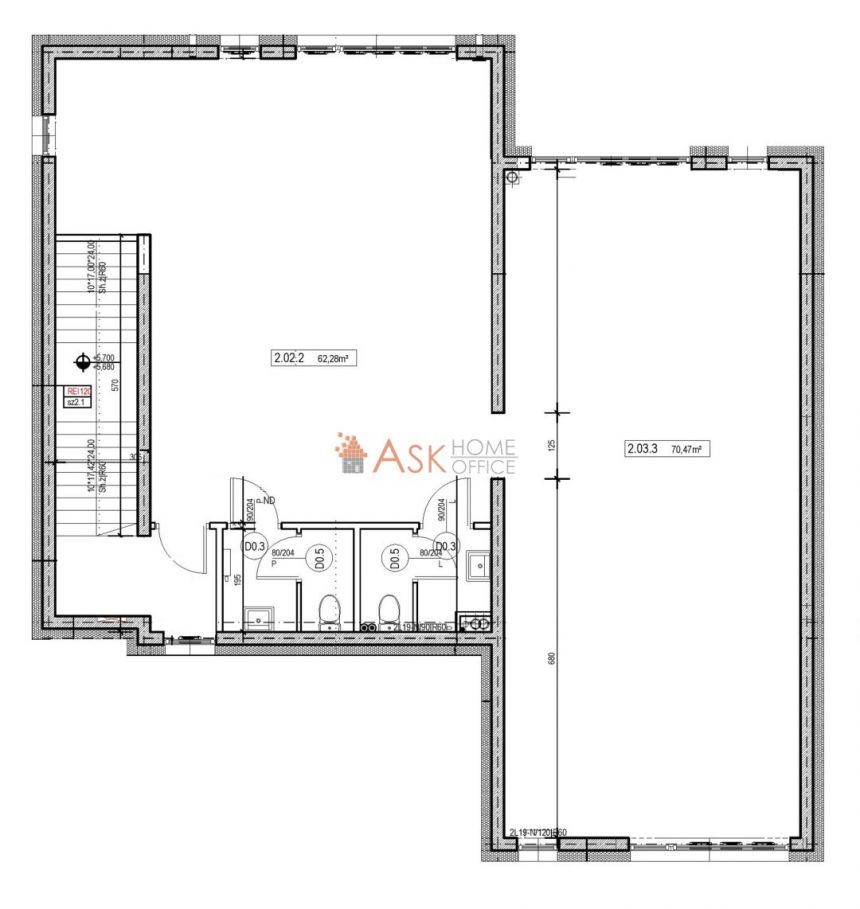 Wrocław Fabryczna, 8 600 zł, 141 m2, pietro 2 miniaturka 10