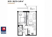 Wieluń, 340 349 zł, 38.72 m2, pietro 2, 3 miniaturka 2