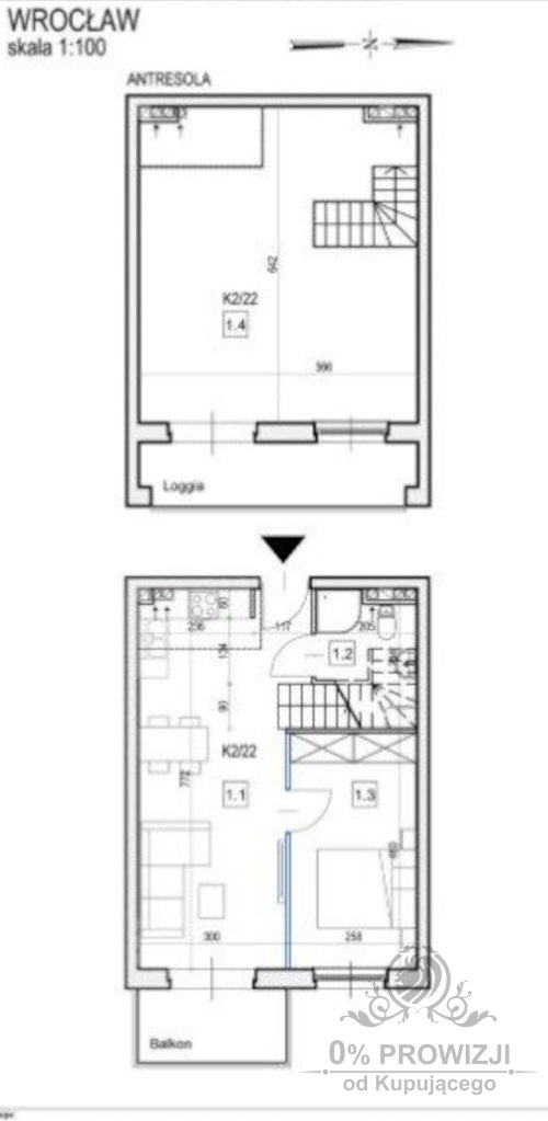 Dwupoziomowe mieszk/4 pok/balkon/loggia/Wrocław Maślice/miejsce postojowe GRATIS miniaturka 8