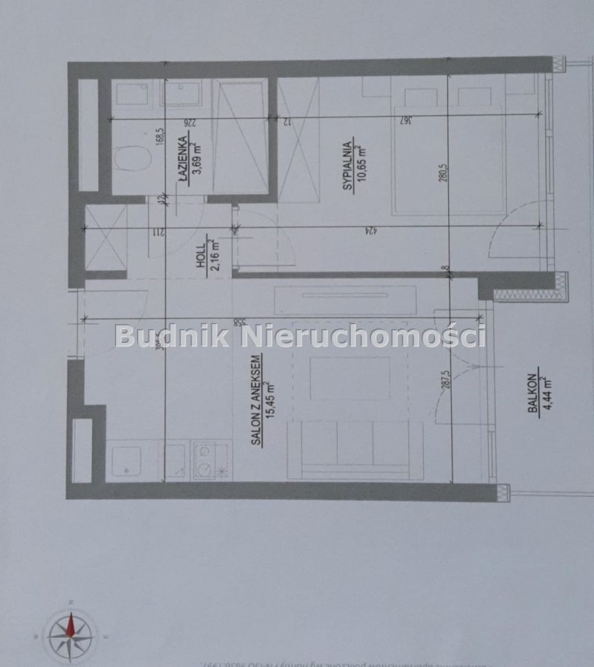 Kołobrzeg, 750 000 zł, 31.91 m2, umeblowane miniaturka 3