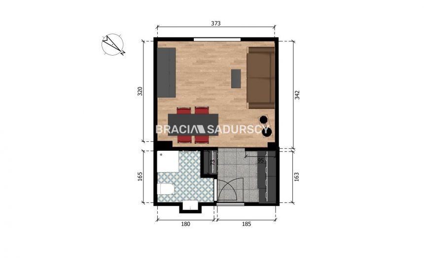 Kraków Nowa Huta, 256 000 zł, 18.51 m2, umeblowane miniaturka 4
