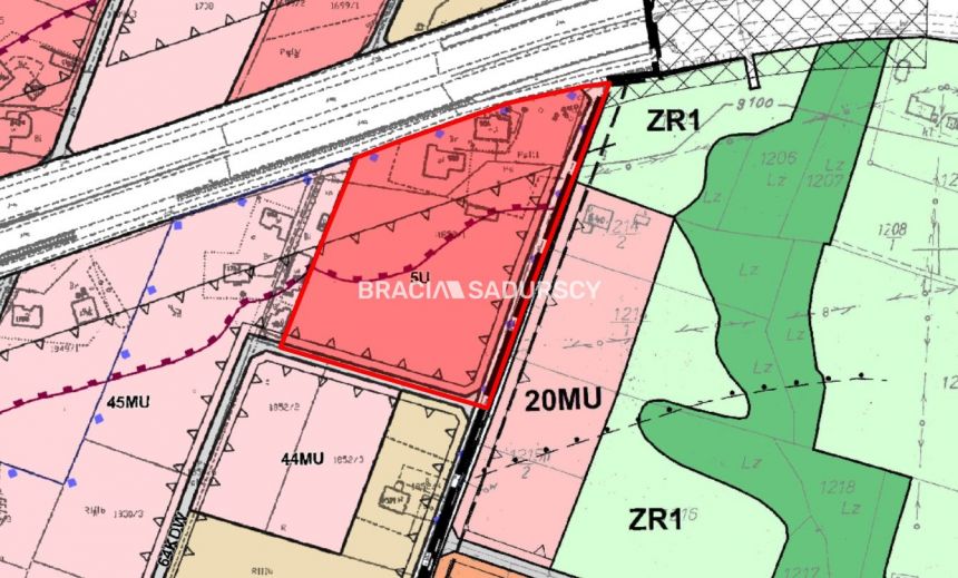 Głogoczów, 3 480 000 zł, 1.12 ha, przyłącze wodociągu miniaturka 4