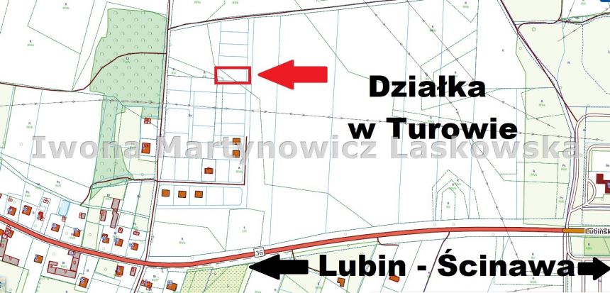 Działka budowlana Turów koło m. Ścinawa miniaturka 2