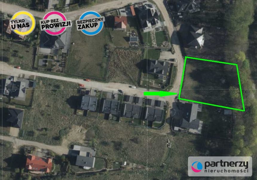 Gdańsk Kiełpino Górne, 1 150 000 zł, 18.42 ar, przyłącze prądu miniaturka 7