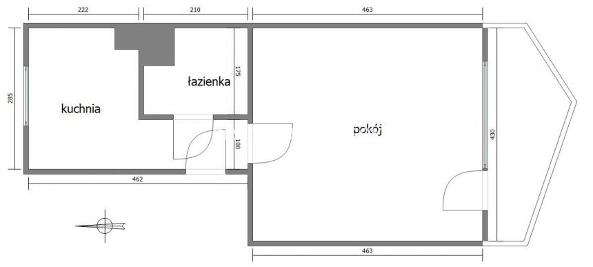 Kawalerka z osobną kuchnią - ul. Strzelców. miniaturka 3