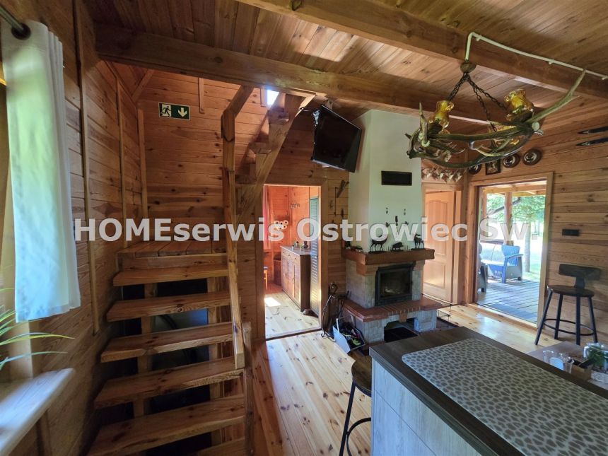 Dom z bali góralski Czerwona Góra działka 4600 m2 miniaturka 24