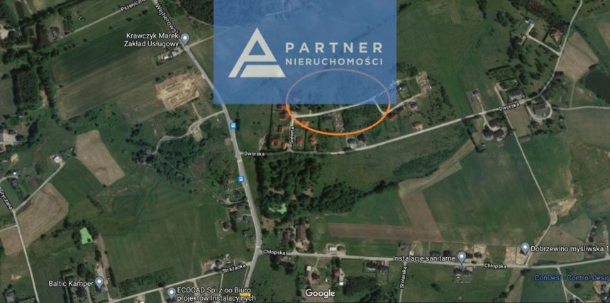 Dobrzewino, 499 000 zł, 17.1 ar, przyłącze prądu miniaturka 7