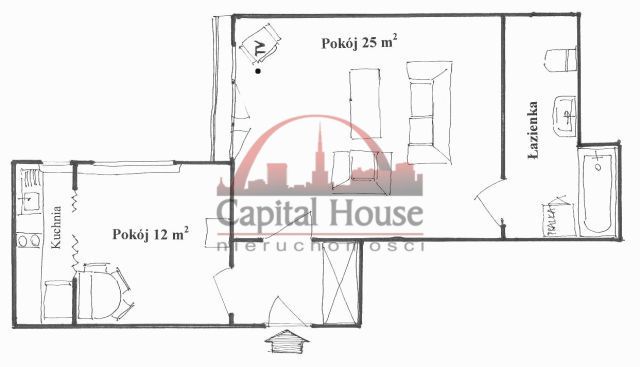 Warszawa Śródmieście, 2 300 zł, 50 m2, M2 miniaturka 2