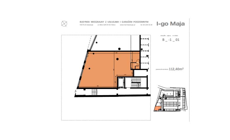 Lokal usługowy 112 m2, nowy Centrum, parking miniaturka 2