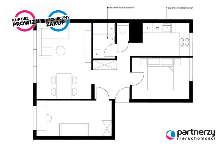 Gdańsk Aniołki, 627 000 zł, 53 m2, z miejscem parkingowym miniaturka 7