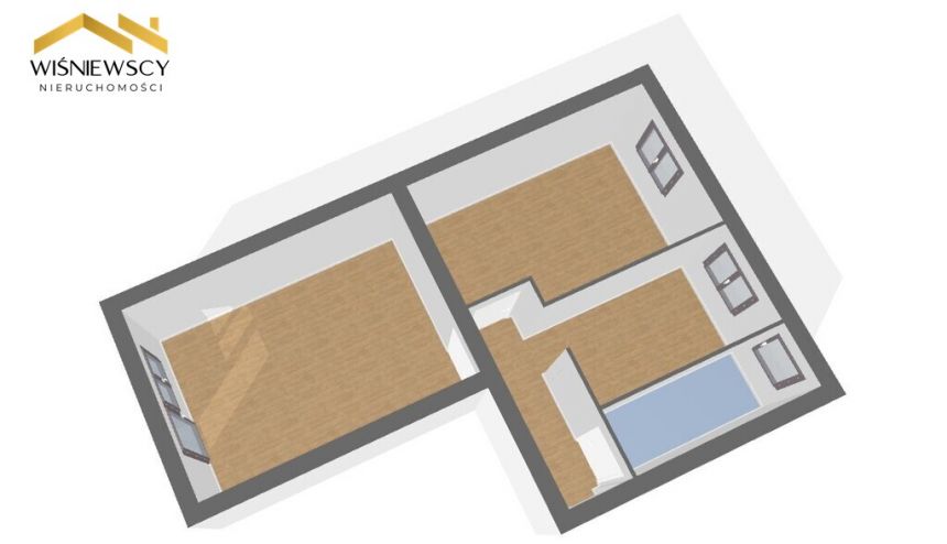 Malbork, 2 pokoje, 1. piętro – przestronne 51,7m² miniaturka 10