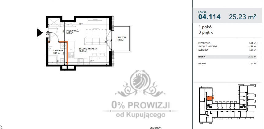 Mieszk/kawalerka/pod wynajem/dla studenta/Przedmieście Świdnickie miniaturka 2