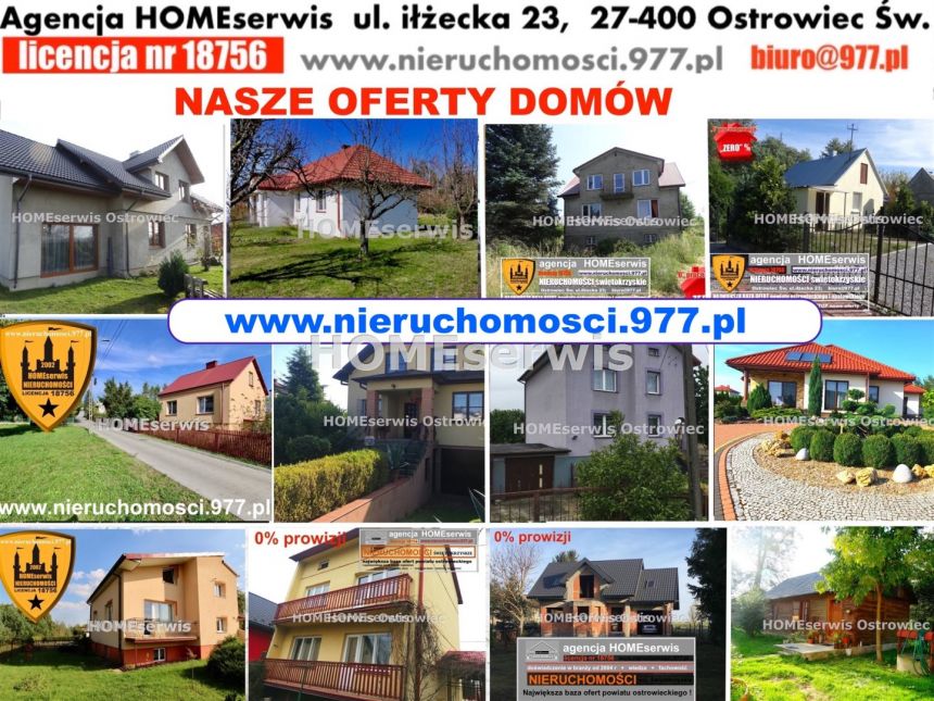 Dom na działce 1358 m2 Jędrzejów k/Ostrowca Św. miniaturka 29