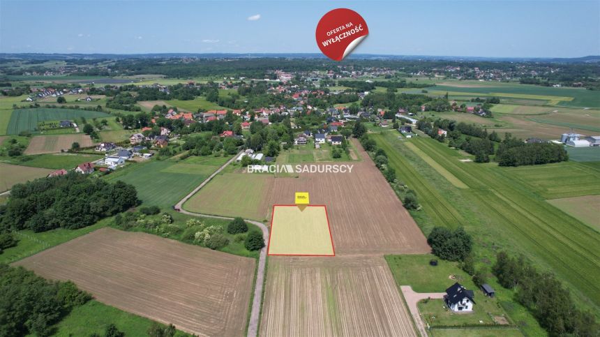 Działka z pozwoleniem na budowę w Wołowicach! - zdjęcie 1