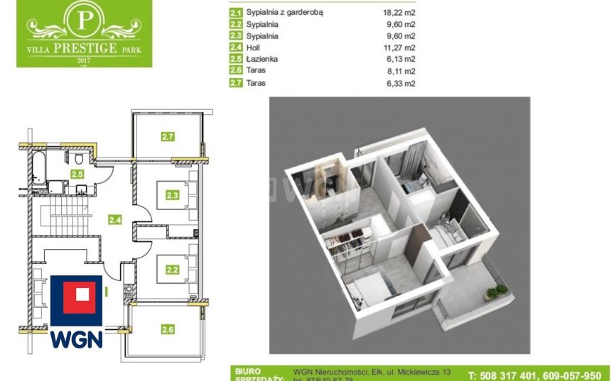 Ełk Zatorze, 788 000 zł, 129.6 m2, do wykończenia miniaturka 12