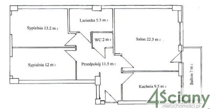 3-pokojowe mieszkanie na Ursynowie. miniaturka 2
