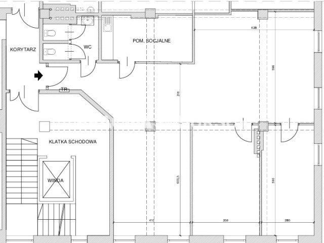 150m2 w biurowcu,ok. ul. Mogilskiej miniaturka 16