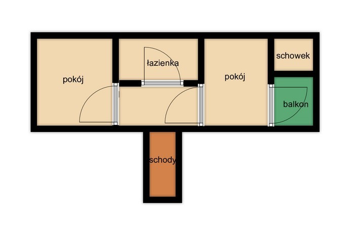 Dwupoziomowe mieszkanie, 5 pokoi, 94m2 miniaturka 14