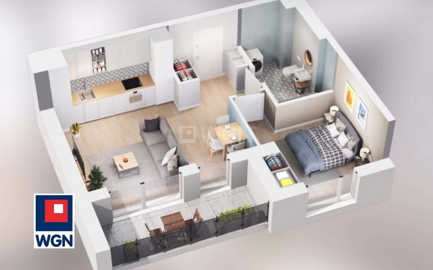 Piotrków Trybunalski Osiedle Źródlana, 459 000 zł, 49.12 m2, pietro 6 miniaturka 9
