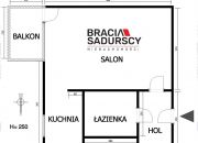Kawalerka z kuchnią przy ul.ks.Turka/balkon/zielen miniaturka 14