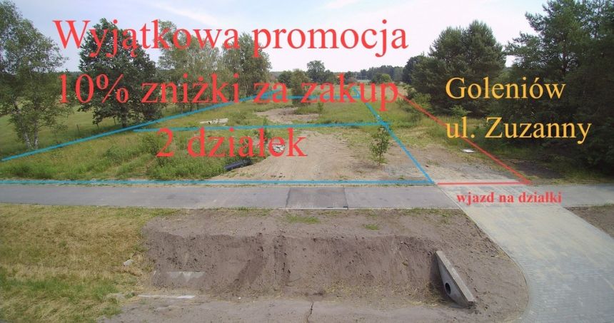 Działki w Goleniowie pod zabudowę - 10% - zdjęcie 1