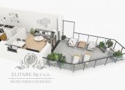 Mieszkanie 3 pok.59,39m2 z tarasem 26,98m2 Wrocław Krzyki ul.Braterska miniaturka 7