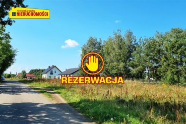 Turowo - działka przy oświetlonej ulicy, media.