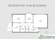 3-pokojowe mieszkanie 62 m² w spokojnej okolicy miniaturka 2