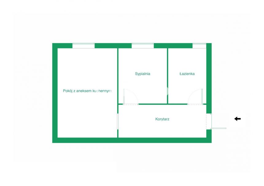 Gdańsk Wrzeszcz, 659 000 zł, 30.11 m2, M2 miniaturka 10