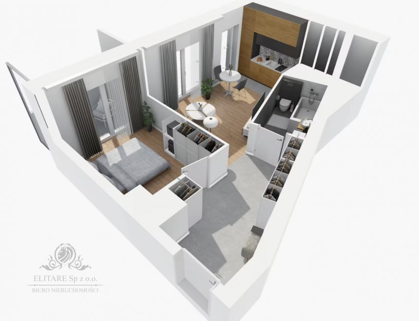 Mieszkanie 39,12m2 w inwestycji blisko Dworca Głównego/Stare Miasto miniaturka 5