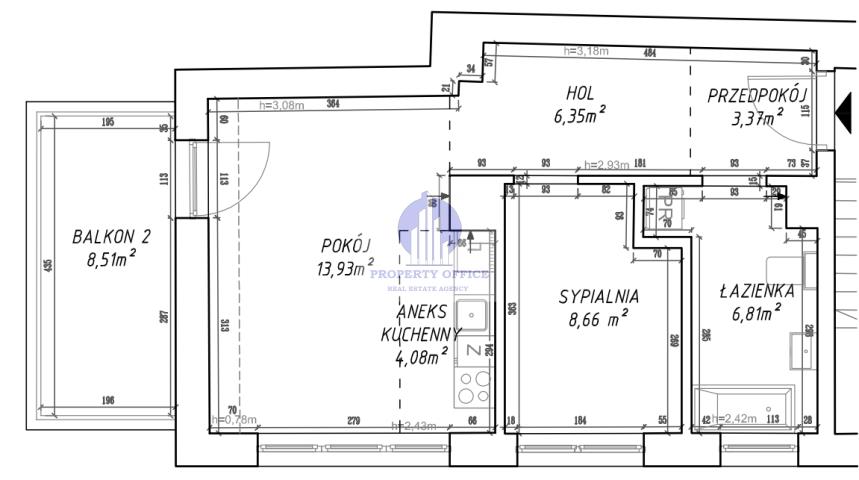 Śródmieście : biuro/mieszkanie 44,27 m2 miniaturka 2