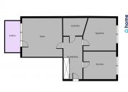 2 pokoje - 36,5m2 - 3 piętro - balkon - piwnica miniaturka 15