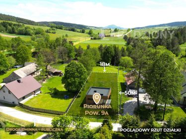 Unikatowa działka na sprzedaż w miejscowości Piorunka, gm. Krynica-Zdrój