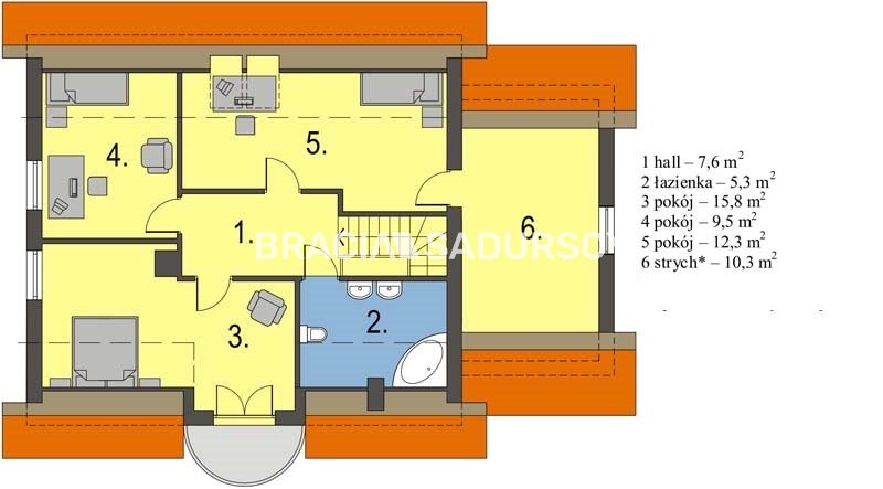dom 150m2, Bibice, gm. Zielonki,  480m2 działka miniaturka 4
