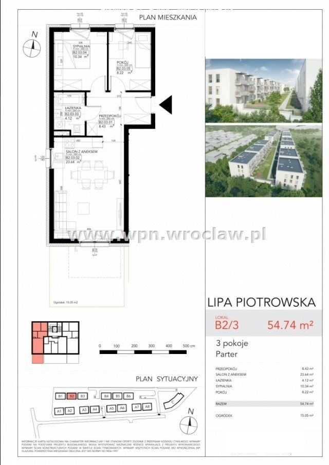 Nowe  3 pokojowe 55m+ogród,  cicha okolica miniaturka 6