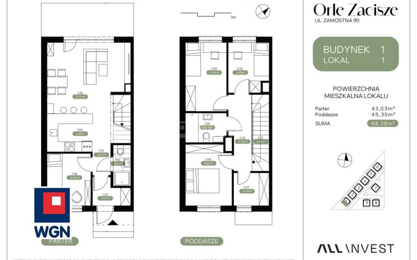Orle, 529 000 zł, 88.38 m2, jednorodzinny miniaturka 9