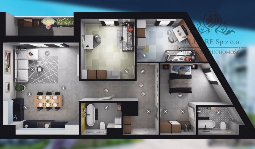 Mieszkanie 4pok,2łazienki,balkon pow. 87,61m2 /Wrocław Szczepin miniaturka 6